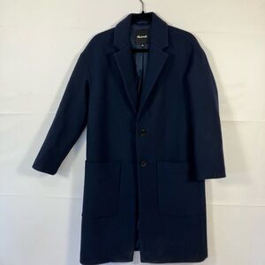 Madewell Women’s Elmcourt in Insuluze Fabric Dark Blue Coat
